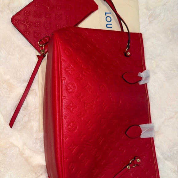 Monogram Red Women's Bag - Picture 1 of 3